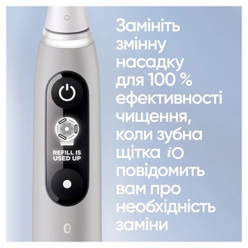 Электрическая зубная щетка Oral-B iO Series 6 iOM6.1A6.1K 3753 Grey Opal - Pampik - 12