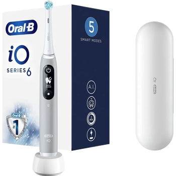 Электрическая зубная щетка Oral-B iO Series 6 iOM6.1A6.1K 3753 Grey Opal - Pampik - 2