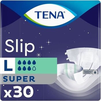 Підгузки для дорослих Tena Slip Super Large, 30 шт. - Pampik