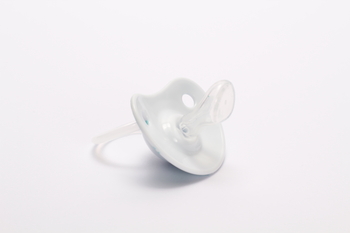 Пустушка силіконова Lindo, анатомічна, 0-6 міс., блакитний (LI 407/0-6 гол) - Pampik - 2