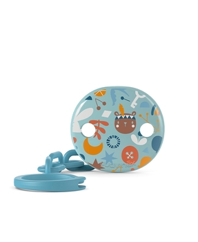 Кліпса для пустушки Suavinex Лісові історії, блакитний (307215) - Pampik