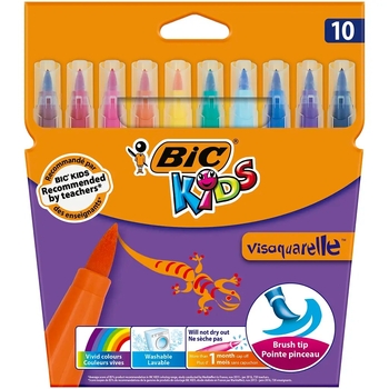 Фломастеры BIC Kids Visaquarelle, 10 шт. (828964) - Pampik