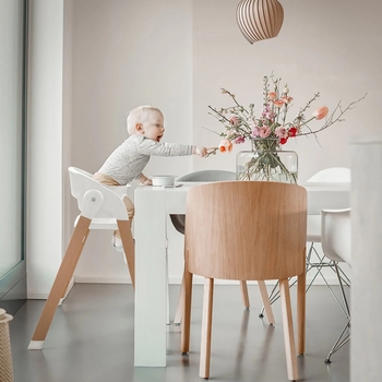 Стульчик для кормления BabyGO Levels 5 в 1, белый (51011) - Pampik - 13