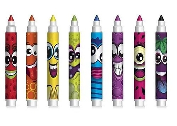 Набор ароматных маркеров для рисования Scentos Плавная линия, 8 цветов (40605) - Pampik - 2