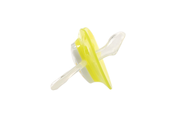 Пустушка силіконова Baby Team, ортодонтична, 0-6 міс., жовтий (3001) - Pampik - 4