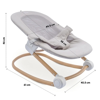 Стульчик для кормления BabyGO Levels 5 в 1, белый (51011) - Pampik - 8