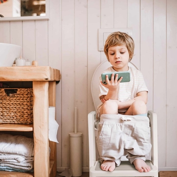 Сидіння для унітазу BabyGO Pro Seat, біло-сірий (9002) - Pampik - 7