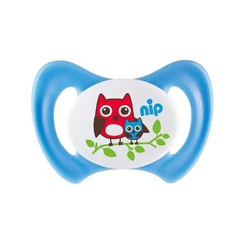 Пустушка Nip Miss Denti №2, силіконова, 5-13 міс., блакитний (31801) - Pampik