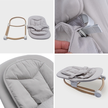 Стульчик для кормления BabyGO Levels 5 в 1, белый (51011) - Pampik - 5