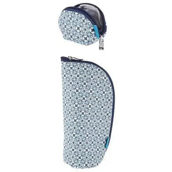 Набор для хранения пустышки Nuvita MyMia Оптичний орнамент, голубой (NV8806OPTICAL) - Pampik