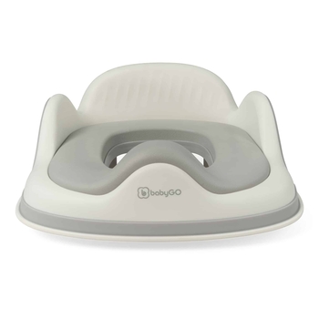 Сидіння для унітазу BabyGO Pro Seat, біло-сірий (9002) - Pampik - 2