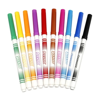 Набор ароматных маркеров для рисования Scentos Тонкая линия, 10 цветов (40720) - Pampik - 2