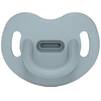 Пустушка силіконова Suavinex Colour Essence, анатомічна, 6-18 міс., блакитний (308079) - Pampik