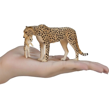 Игровая фигурка Mojo Cамка гепарда с детенышем (387167) - Pampik - 6