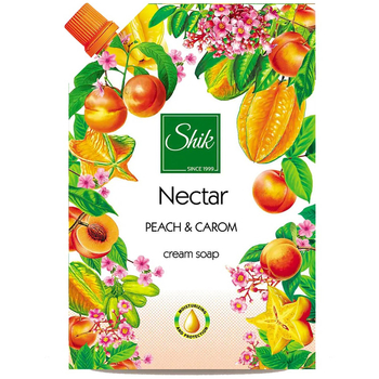Крем-мило рідке Shik Nectar Персик і карамболь, дой-пак, 460 г - Pampik