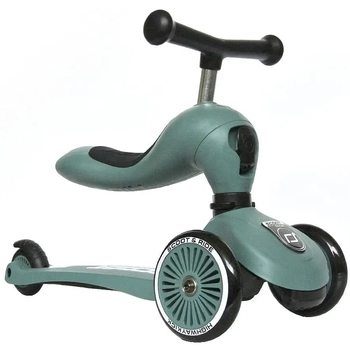 Самокат Scoot and Ride Highwaykick-1, серо-зеленый (SR-160629-FOREST) - Pampik - 2