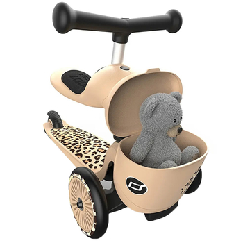 Самокат Scoot and Ride Highwaykick-1 Lifestyle, леопард (SR-210621-LEOPARD) - Pampik - 4