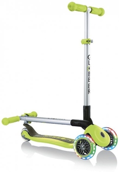 Уцінка. Самокат Globber Primo Foldable Lights, зелений (432-106-2) - Pampik - 7
