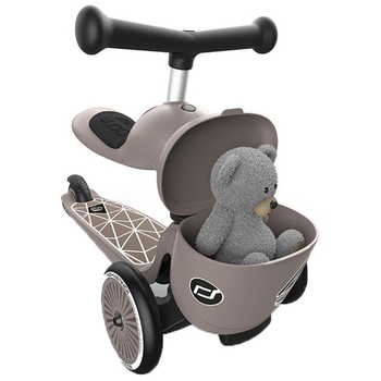 Самокат Scoot and Ride Highwaykick-1 Lifestyle, коричневий (SR-210621-BROWNLINES) - Pampik - 6