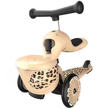 Самокат Scoot and Ride Highwaykick-1 Lifestyle, леопард (SR-210621-LEOPARD) - Pampik - 2