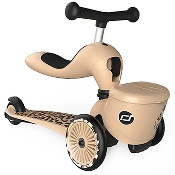 Самокат Scoot and Ride Highwaykick-1 Lifestyle, леопард (SR-210621-LEOPARD) - Pampik - 3