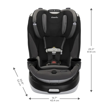 Автокрісло Evenflo Gold SensorSafe Revolve 360 Slim Obsidian Black (032884203109) - Pampik - 9