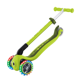 Самокат Globber Primo Foldable Lights, зелений (432-106-3) - Pampik - 11