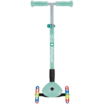 Самокат Globber Primo Foldable Lights, мятный (432-206-3) - Pampik - 2