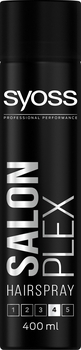 Лак для волос Syoss Salon Plex Фиксация 4, 400 мл - Pampik - 4