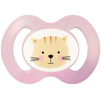 Пустышка силиконовая Baby-Nova, симметричная, 6-18 мес., розовый с фиолетовым, 2 шт. (3962016) - Pampik - 2