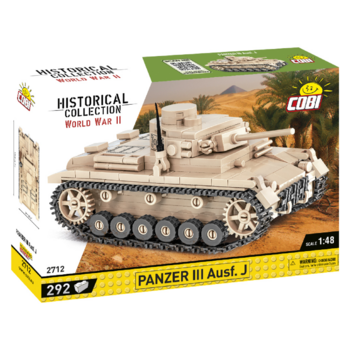 Конструктор Cobi Вторая Мировая Война Танк Panzer III, 292 детали (COBI-2712) - Pampik