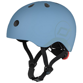 Шолом захисний Scoot and Ride з ліхтариком, р.S/M, синій (SR-190605-STEEL) - Pampik