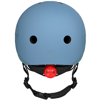 Шолом захисний Scoot and Ride з ліхтариком, р.S/M, синій (SR-190605-STEEL) - Pampik - 6