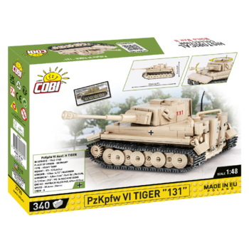Конструктор Cobi Вторая Мировая Война Танк Тигр 131, 340 деталей (COBI-2710) - Pampik - 2