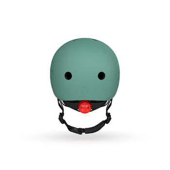 Шолом захисний дитячий Scoot and Ride з ліхтариком, розмір S/M (51-53 см), зелений (SR-190605-FOREST) - Pampik - 7