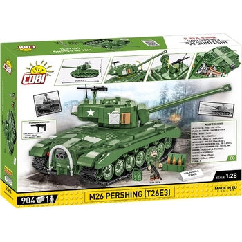 Конструктор Cobi Танк M26 ПершІнг, 1:28, 904 деталі (COBI-2564) - Pampik - 2