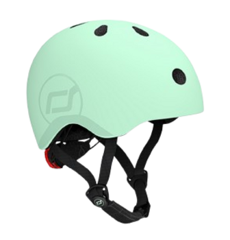 Шолом захисний дитячий Scoot and Ride з ліхтариком, розмір S/M (51-53 см), салатовий (SR-190605-KIWI) - Pampik