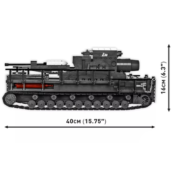 Конструктор Cobi Самоходная мортира Карл, 1:28, 1574 деталей (COBI-2560) - Pampik - 9