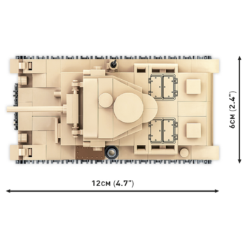 Конструктор Cobi Вторая Мировая Война Танк Panzer III, 292 детали (COBI-2712) - Pampik - 6