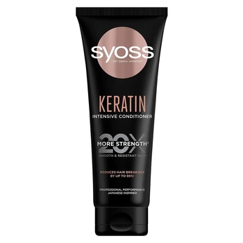 Інтенсивний кондиціонер Syoss Keratin для ламкого волосся, 250 мл - Pampik