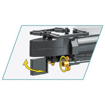 Конструктор Cobi Підводний човен Танг SS-306, 777 деталей (COBI-4831) - Pampik - 6