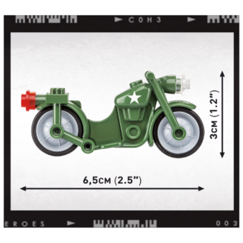 Конструктор Cobi Company of Heroes 3 USA Центр Авиаподдержки, 652 детали (COBI-3042) - Pampik - 7