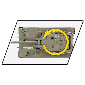 Конструктор Cobi Танк Меркава Mk 1, 825 деталей (COBI-2621) - Pampik - 4