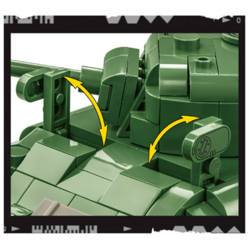 Конструктор Cobi Company of Heroes 3 Танк M4 Шерман, 615 деталей (COBI-3044) - Pampik - 8