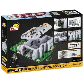 Конструктор Cobi Company of Heroes 3 Німецький дот, 642 деталей (COBI-3043) - Pampik - 2