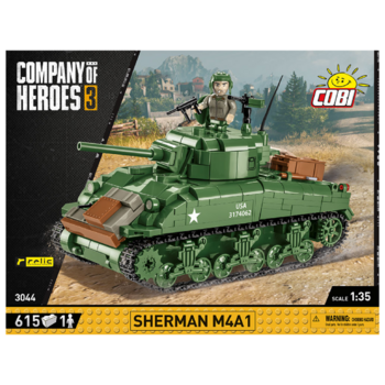 Конструктор Cobi Company of Heroes 3 Танк M4 Шерман, 615 деталей (COBI-3044) - Pampik - 2