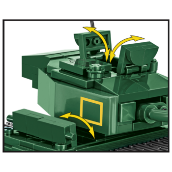 Конструктор Cobi Company of Heroes 3 Танк Mk III Черчилль, 654 деталей (COBI-3046) - Pampik - 4