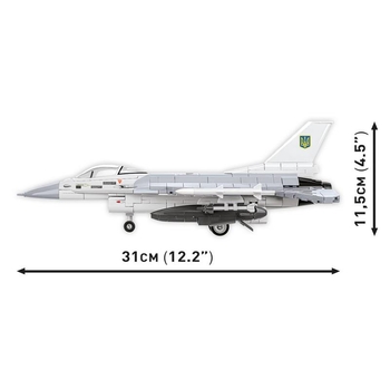 Конструктор Cobi Самолет F-16AM Fighting Falcon (UA), 500 деталей (COBI-5893) - Pampik - 8