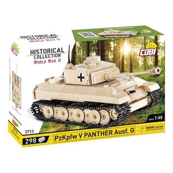 Конструктор Cobi Друга Світова Війна Танк Panzer V Пантера, 298 деталей (COBI-2713) - Pampik