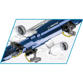 Конструктор Cobi Боінг 787 Дрімлайнер, масштаб 1:110, 836 деталей (COBI-26603) - Pampik - 5